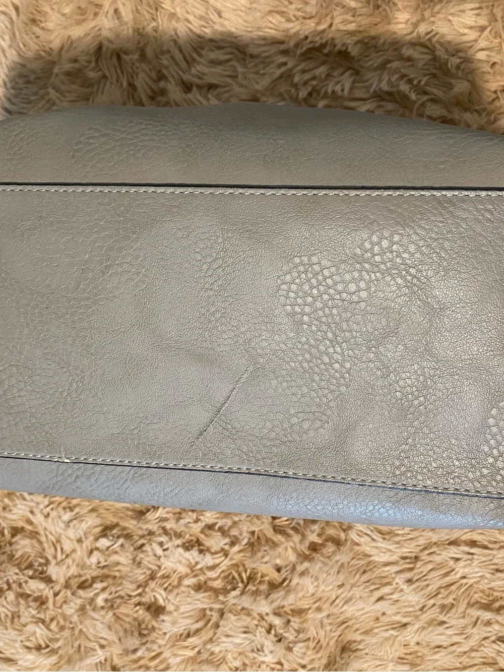 Imoshion Gray Tote w/Gold Accent + bonus bag